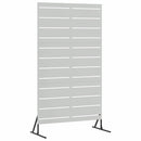 vidaXL Magánszféra Képernyő 100 x 50 x 180 cm Horganyzott Acél Ezüst
