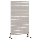 vidaXL Magánszféra Képernyő Szürke 100 x 50 x 180 cm Időjárásálló acél
