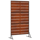 vidaXL Magánszféra Képernyő Szürke 100 x 50 x 180 cm Időjárásálló acél