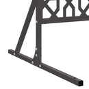 vidaXL Magánszféra Képernyő 100 x 50 x 180 cm Acél Fekete