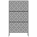 vidaXL Magánszféra Képernyő 100 x 50 x 180 cm Acél Fekete