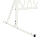 vidaXL Magánszféra Képernyő Fehér Acél