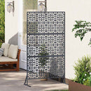 vidaXL Magánszféra Képernyő 100 x 50 x 180 cm Acél Antracitszürke