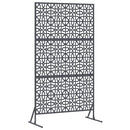 vidaXL Magánszféra Képernyő 100 x 50 x 180 cm Acél Antracitszürke