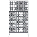 vidaXL Magánszféra Képernyő Antracit Acél