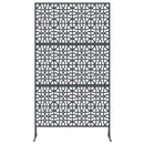 vidaXL Magánszféra Képernyő 100 x 50 x 180 cm Acél Antracitszürke
