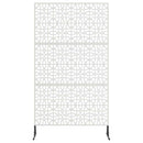 vidaXL Magánszféra Képernyő Szürke Acél