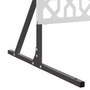 vidaXL Magánszféra Képernyő Szürke Acél