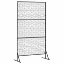 vidaXL Magánszféra Képernyő 100 x 50 x 180 cm Horganyzott Acél Ezüst