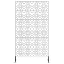 vidaXL Magánszféra Képernyő Szürke Acél