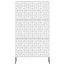 vidaXL Magánszféra Képernyő 100 x 50 x 180 cm Horganyzott Acél Ezüst