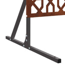 vidaXL Magánszféra Képernyő 100 x 50 x 180 cm Időjárásálló Acél