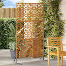 vidaXL Magánszféra Képernyő Szürke Acél