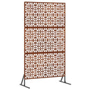 vidaXL Magánszféra Képernyő 100 x 50 x 180 cm Időjárásálló Acél