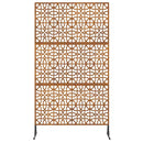 vidaXL Magánszféra Képernyő Szürke Acél