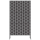 vidaXL Magánszféra Képernyő 100 x 50 x 180 cm Acél Fekete