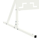 vidaXL Magánszféra Képernyő Fehér Acél