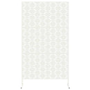 vidaXL Magánszféra Képernyő Fehér Acél