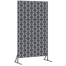 vidaXL Magánszféra Képernyő 100 x 50 x 180 cm Acél Antracitszürke
