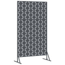 vidaXL Magánszféra Képernyő 100 x 50 x 180 cm Acél Antracitszürke