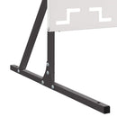 vidaXL Magánszféra Képernyő Szürke Acél