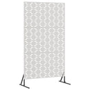 vidaXL Magánszféra Képernyő Szürke Acél