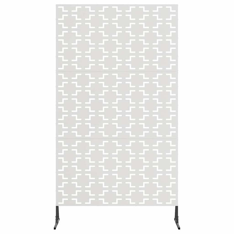 vidaXL Magánszféra Képernyő Szürke Acél