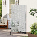 vidaXL Magánszféra Képernyő 100 x 50 x 180 cm Horganyzott Acél Ezüst