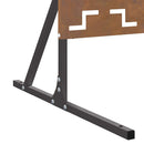 vidaXL Magánszféra Képernyő Szürke Acél