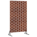 vidaXL Magánszféra Képernyő 100 x 50 x 180 cm Időjárásálló Acél