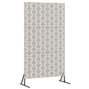 vidaXL Magánszféra Képernyő Szürke Acél