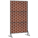 vidaXL Magánszféra Képernyő 100 x 50 x 180 cm Időjárásálló Acél