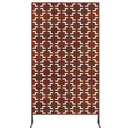 vidaXL Magánszféra Képernyő 100 x 50 x 180 cm Időjárásálló Acél