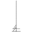 vidaXL Magánszféra Képernyő Fekete Acél