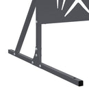 vidaXL Magánszféra Képernyő 100 x 50 x 180 cm Acél Antracitszürke