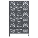 vidaXL Magánszféra Képernyő 100 x 50 x 180 cm Acél Antracitszürke