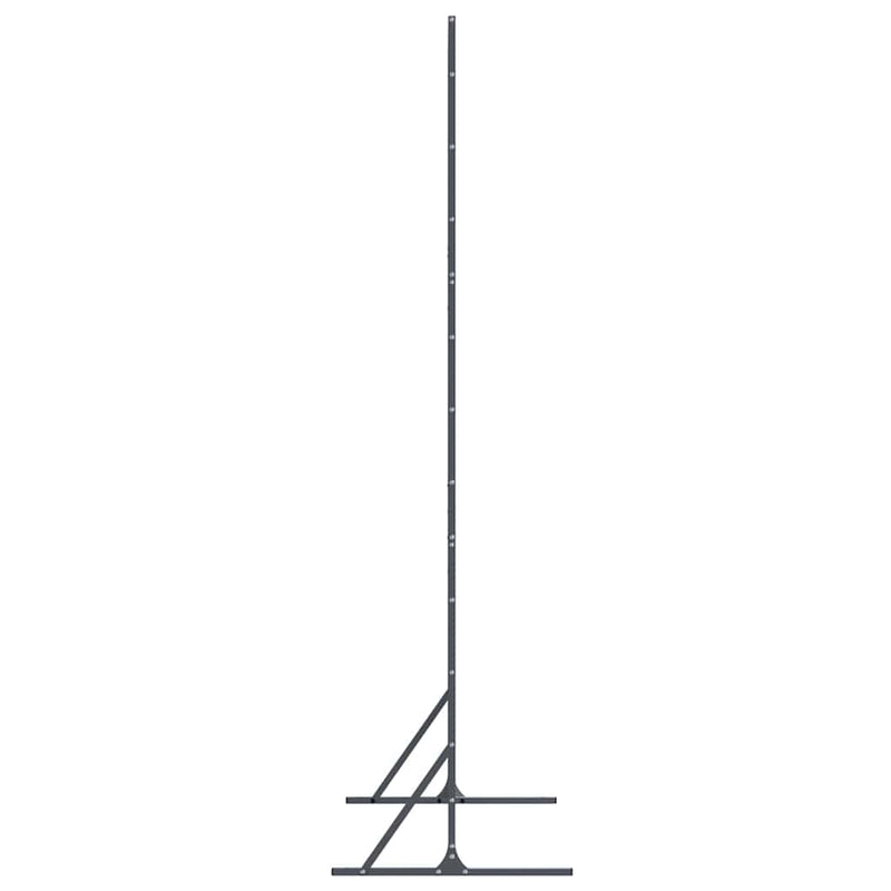 vidaXL Magánszféra Képernyő Antracit Acél