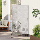 vidaXL Magánszféra Képernyő 100 x 50 x 180 cm Rozsdamentes Acél Ezüst