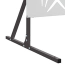 vidaXL Magánszféra Képernyő Szürke Acél