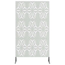 vidaXL Magánszféra Képernyő 100 x 50 x 180 cm Horganyzott Acél Ezüst