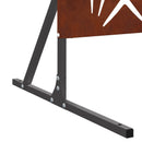 vidaXL Magánszféra Képernyő Szürke 100 x 50 x 180 cm Időjárásálló acél