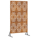 vidaXL Magánszféra Képernyő Szürke Acél