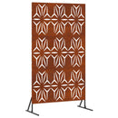 vidaXL Magánszféra Képernyő Szürke 100 x 50 x 180 cm Időjárásálló acél