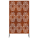 vidaXL Magánszféra Képernyő Szürke 100 x 50 x 180 cm Időjárásálló acél