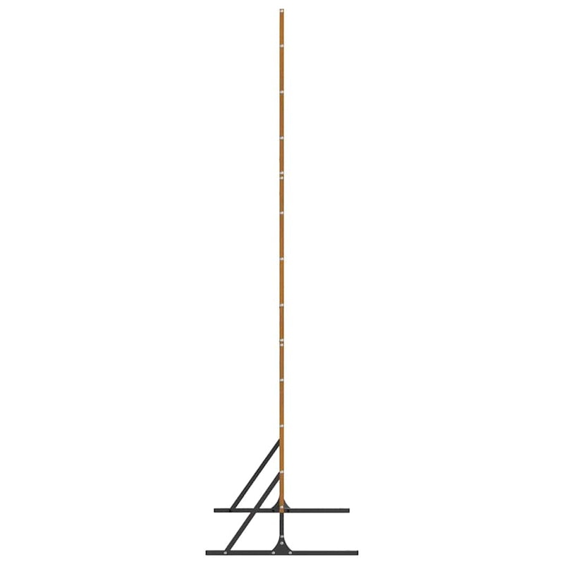 vidaXL Magánszféra Képernyő Szürke Acél