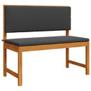 vidaXL Kerti pad Barna 100 x 50 x 91cm Tömör akácfa