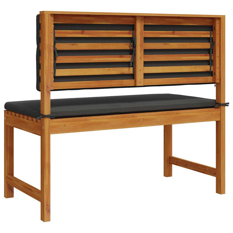 vidaXL Kerti pad Barna 100 x 50 x 91cm Tömör akácfa