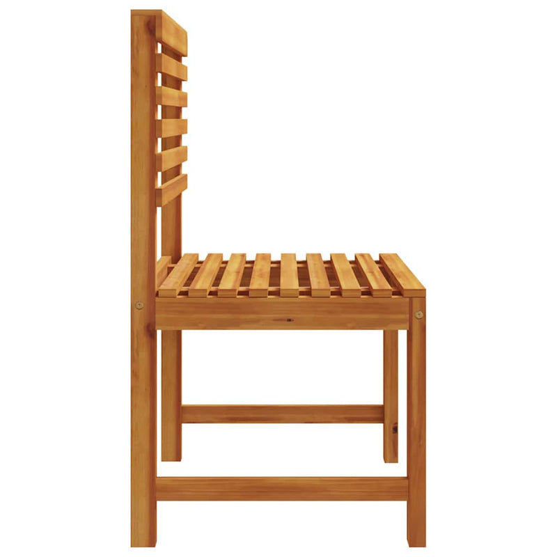 vidaXL Kerti Szék 2 pcs Barna 50 x 50 x 91cm Tömör akácfa