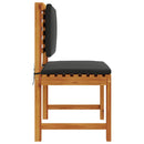 vidaXL Kerti Szék 2 pcs Barna 50 x 50 x 91cm Tömör akácfa