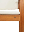 vidaXL Kerti Szék Barna 50 x 50 x 91cm Tömör akácfa